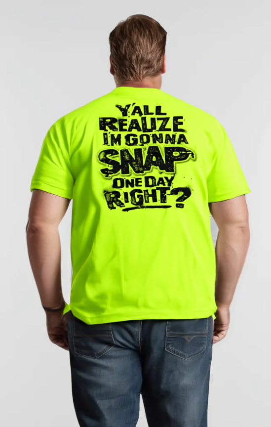 Snap - Safety Yellow T-Shirt