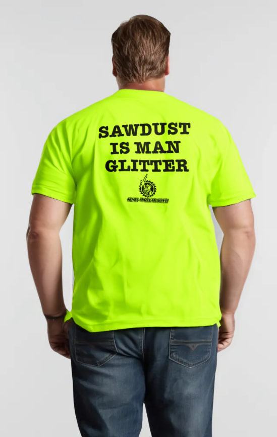 Sawdust - Safety Yellow T-Shirt
