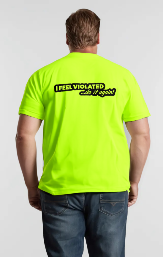 Violated - Safety Yellow T-Shirt