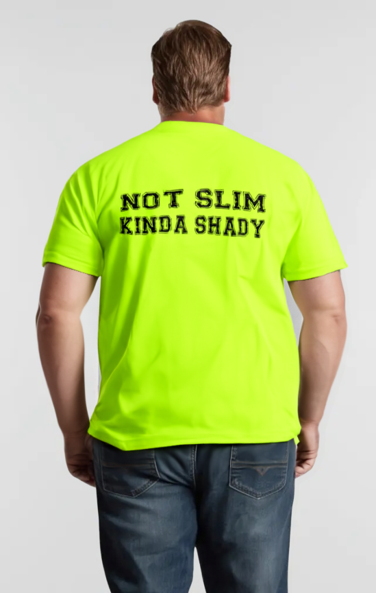 Slim Shady - Safety Yellow T-Shirt