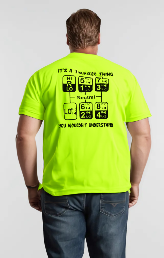 Trucker Thing - Safety Yellow T-Shirt