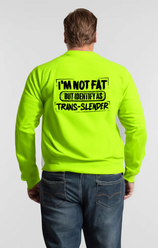 TransSlender - Long Sleeve Safety Yellow Hi-Vis T-Shirt