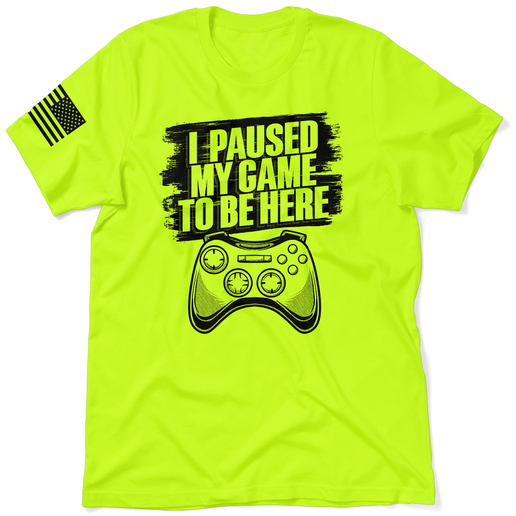 Paused My Game - Safety T-Shirt