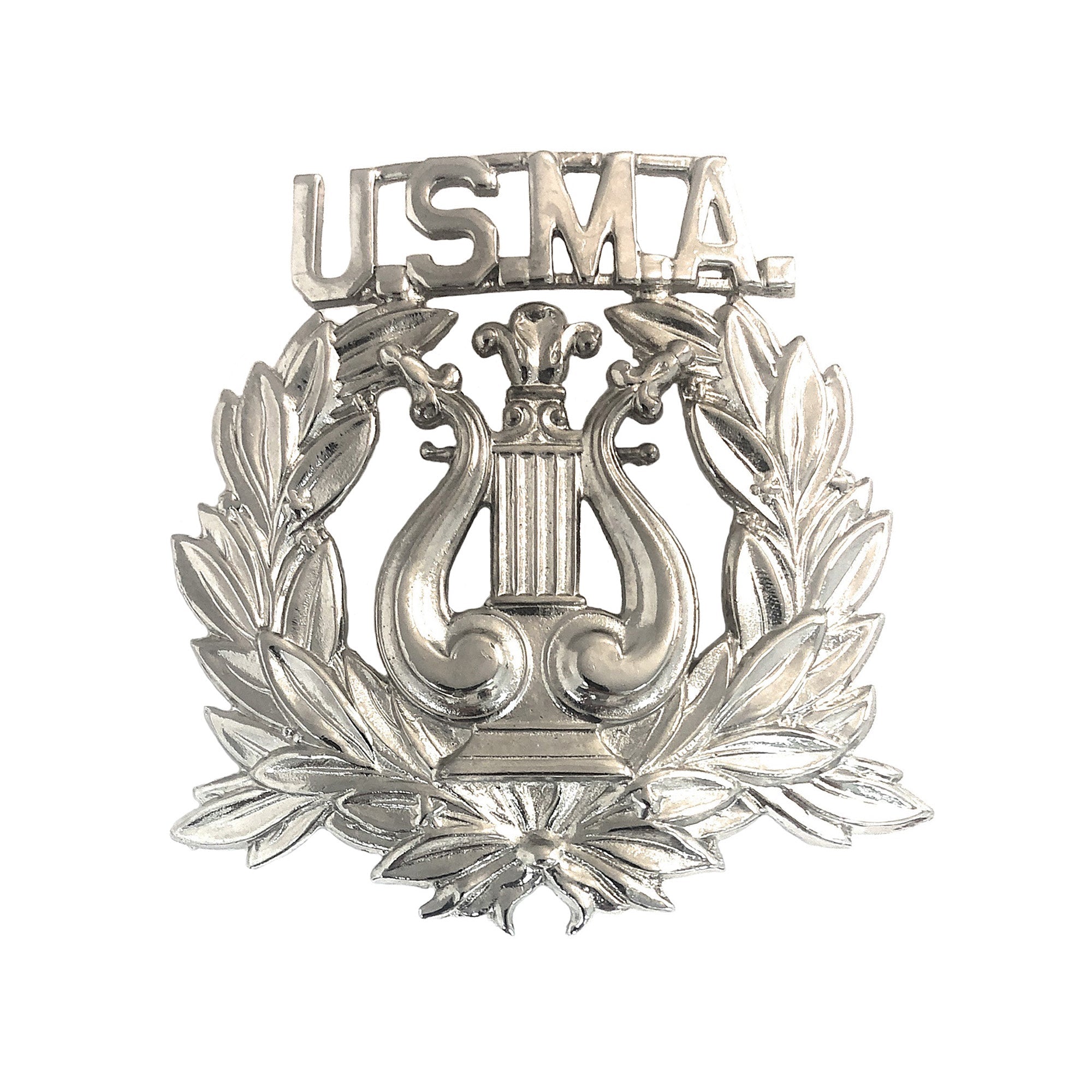 U.S.M.A. Large Hat Brass Silver STA-BRITE® (West point Band) (each)