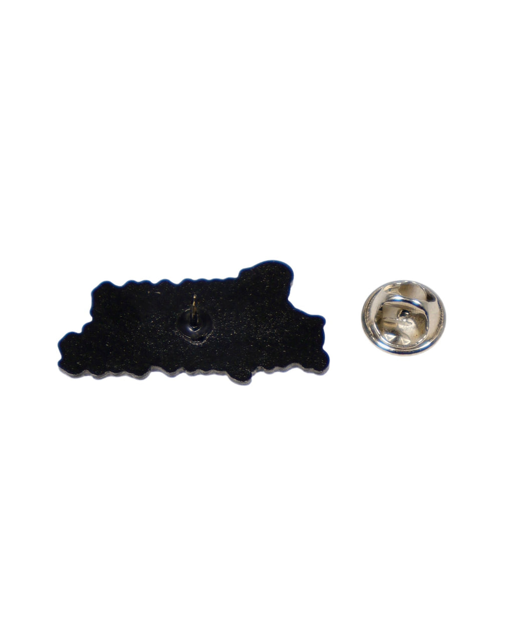 White Demons Behind Me Enamel Pin