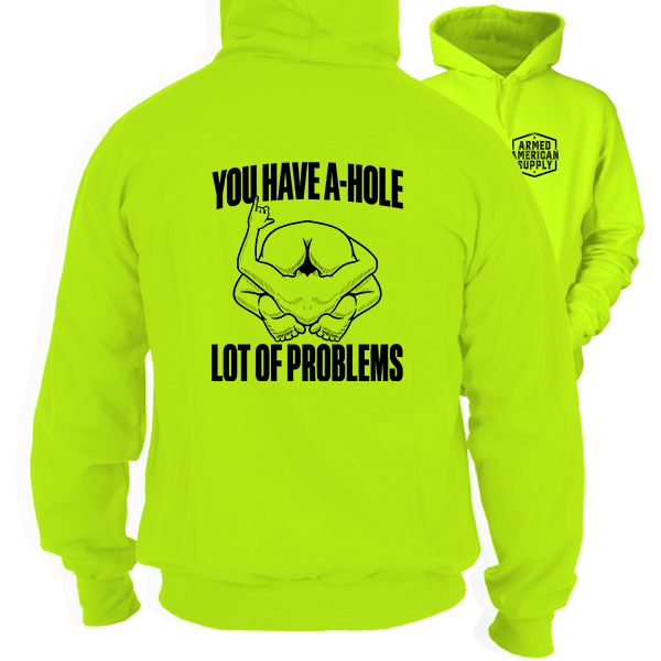 A-Hole - Safety Yellow Hoodie