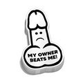 Beats Me Hard Hat Decal