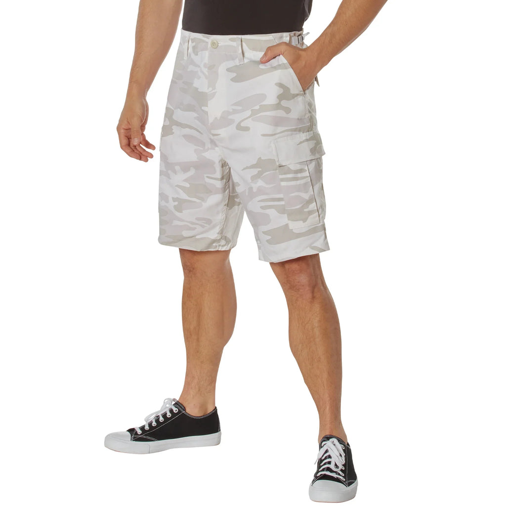 Rothco | White Camo BDU Shorts