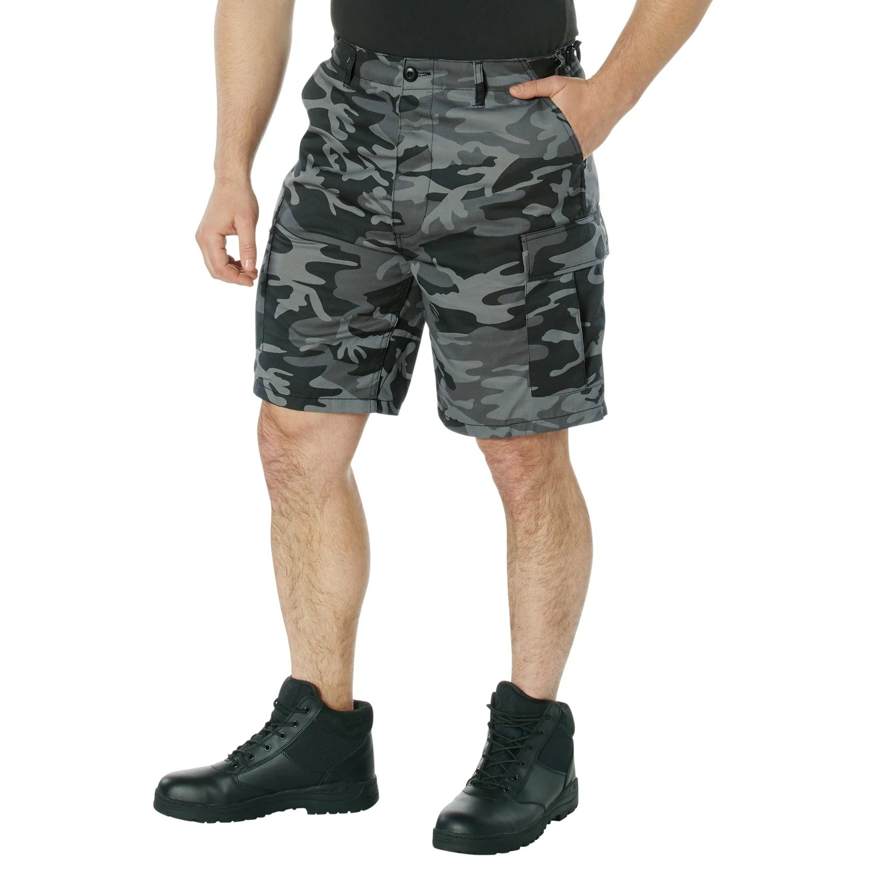 Rothco | Black Camo BDU Shorts