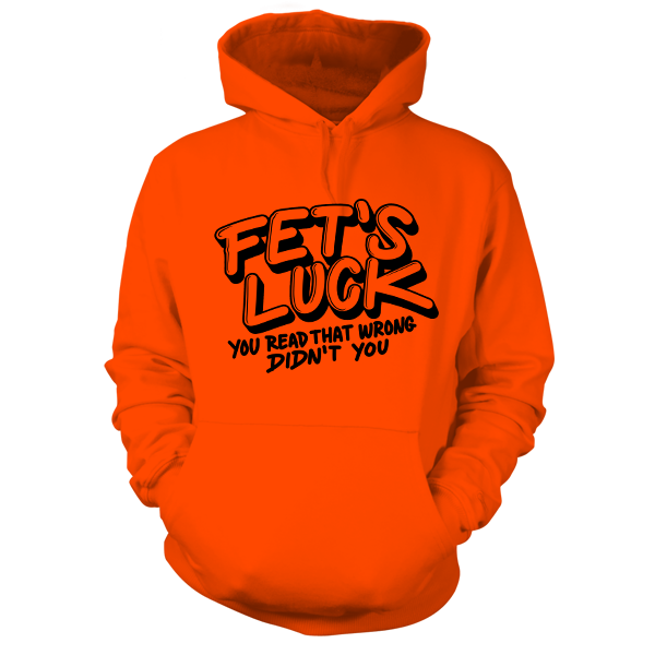 Fets Luck - Safety Yellow Hoodie