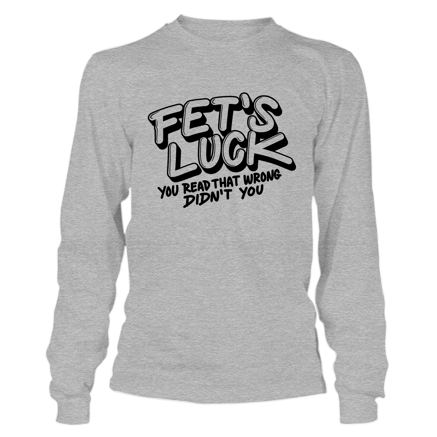 Fets Luck - Long Sleeve Safety Hi-Vis T-Shirt