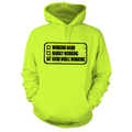 Working Hard - Safety Yellow Hoodie