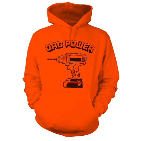 Dad Power - Safety Yellow Hoodie