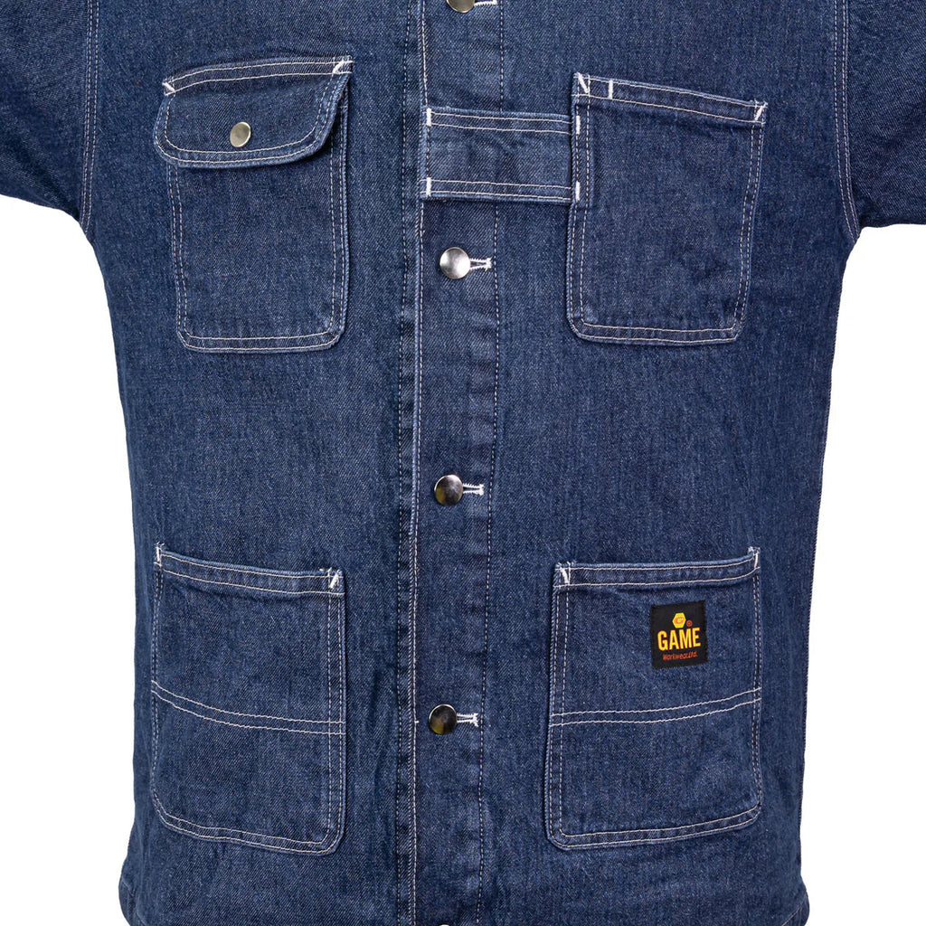 THE DENIM CHORE COAT