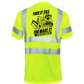 Blue Collar George Fake It - Reflective Safety T-Shirt