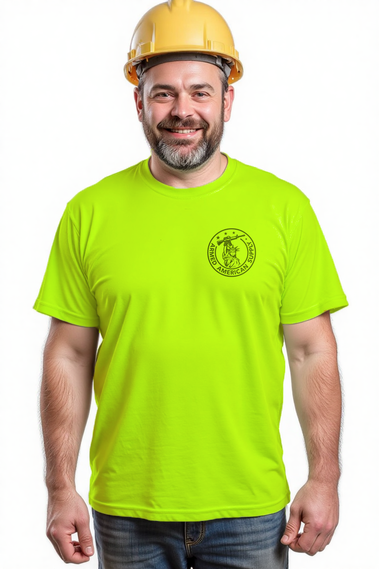 Run - Safety Yellow T-Shirt