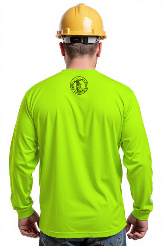 Allegedly - Long Sleeve Safety Yellow Hi-Vis