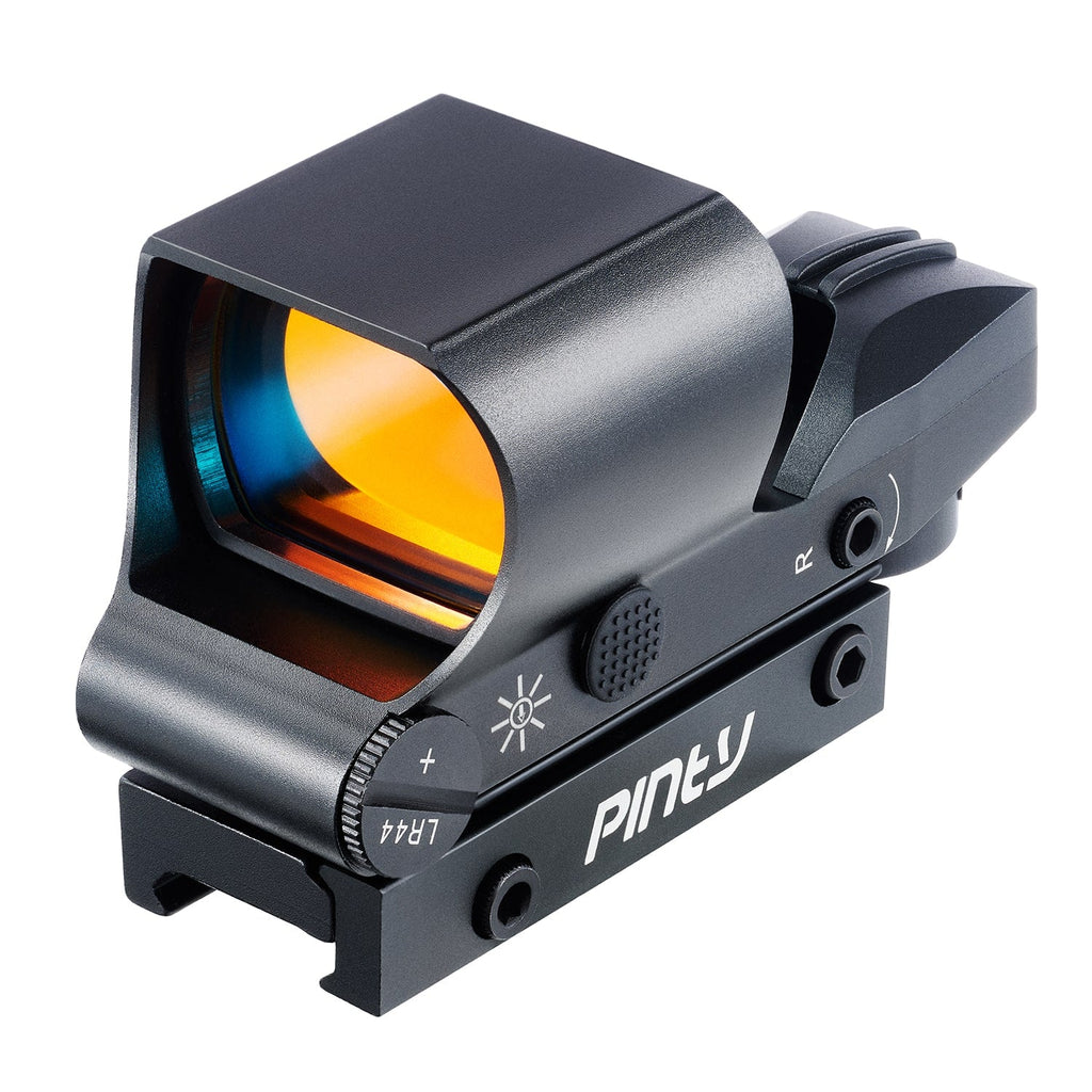 1x40 Reflex Sight, 2MOA, 8 Brightness, Levels 4 Reticle Patterns for Picatinny Weaver Rails
