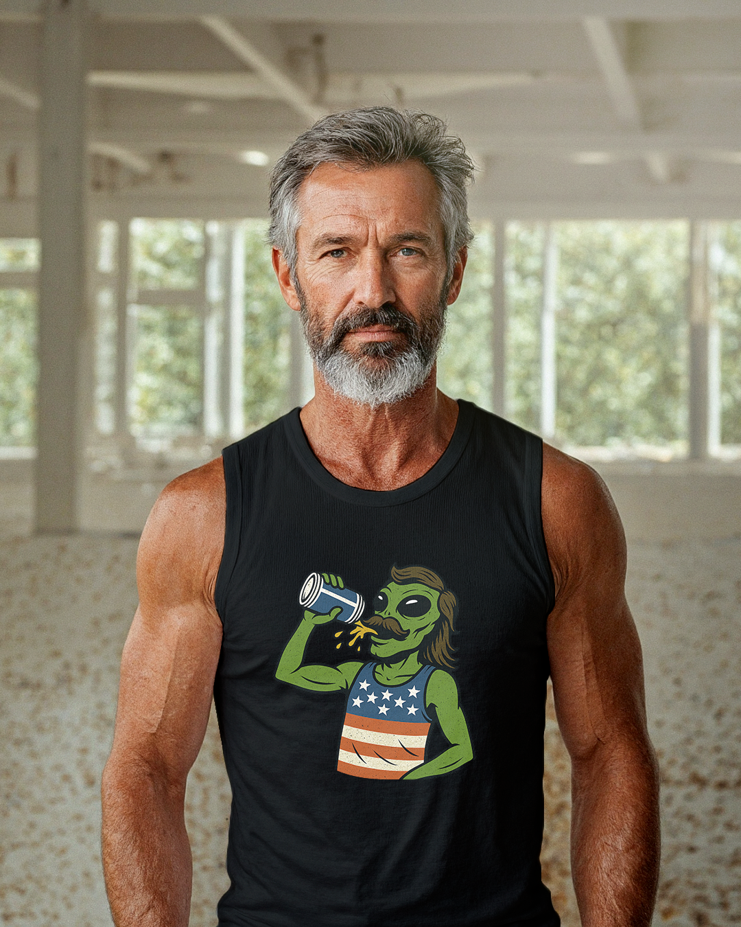 Drunk Alien - Full Color Summer Tank Top