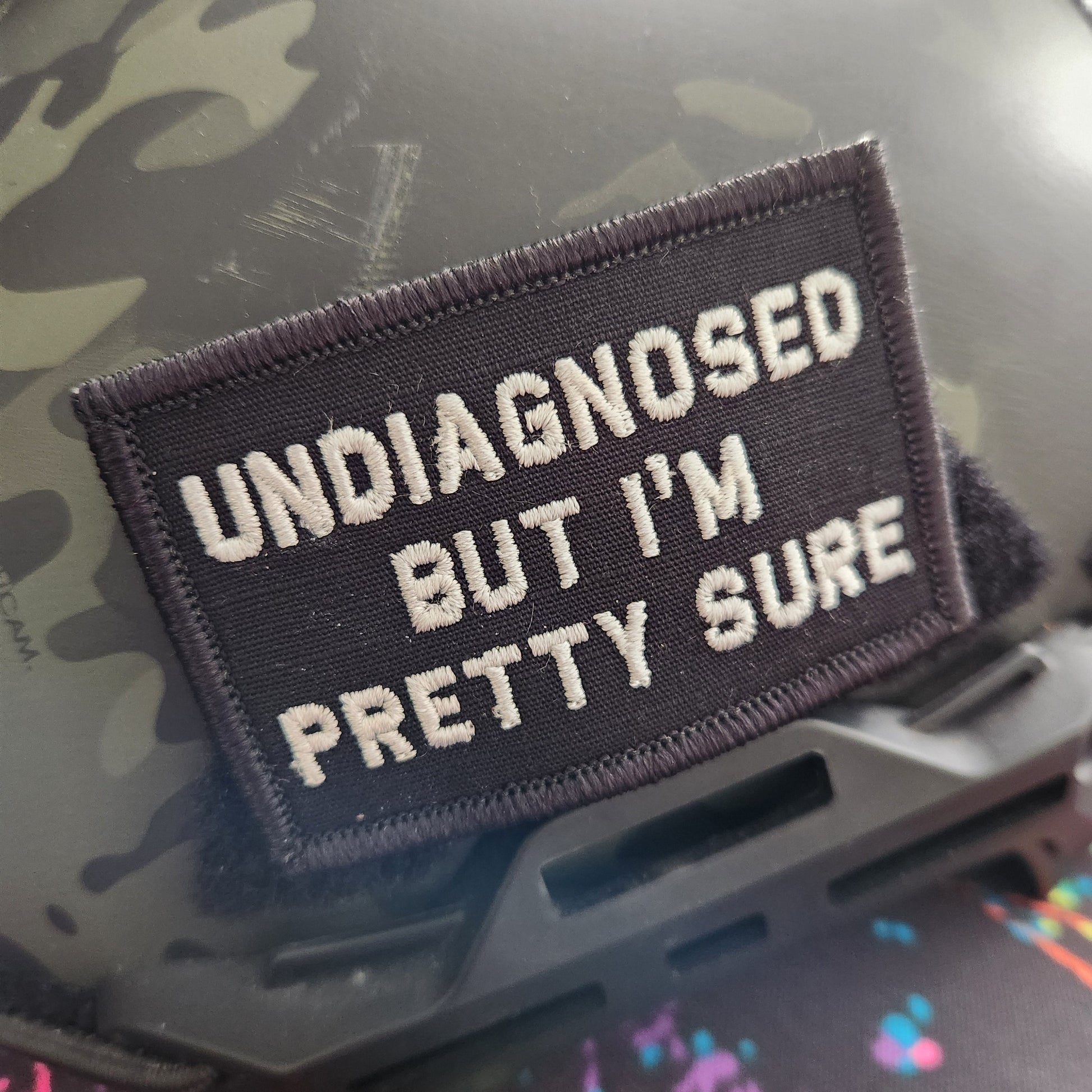 As Seen on Socials - "Undiagnosed But I'm Pretty Sure" - 2x3 Patch - Multiple Variants