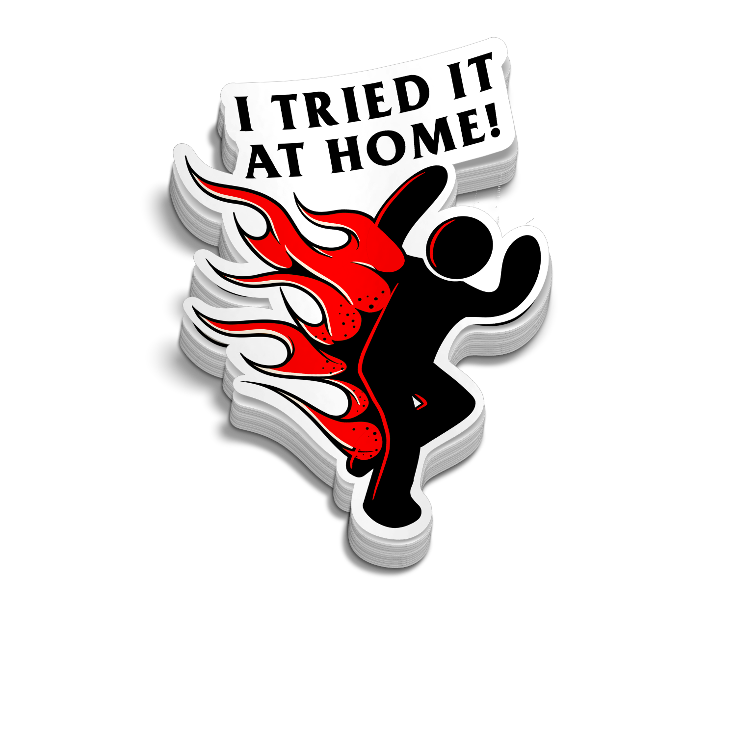 Tried It At Home Hard Hat Decal