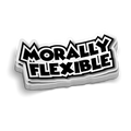 Morally Flexible Hard Hat Decal