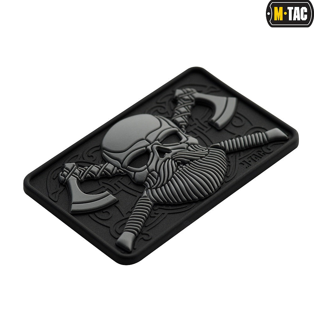 M-Tac Bearded Skull with Axes 3D PVC