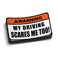 Driving Warning Decal