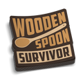 Wooden Spoon Hard Hat Decal