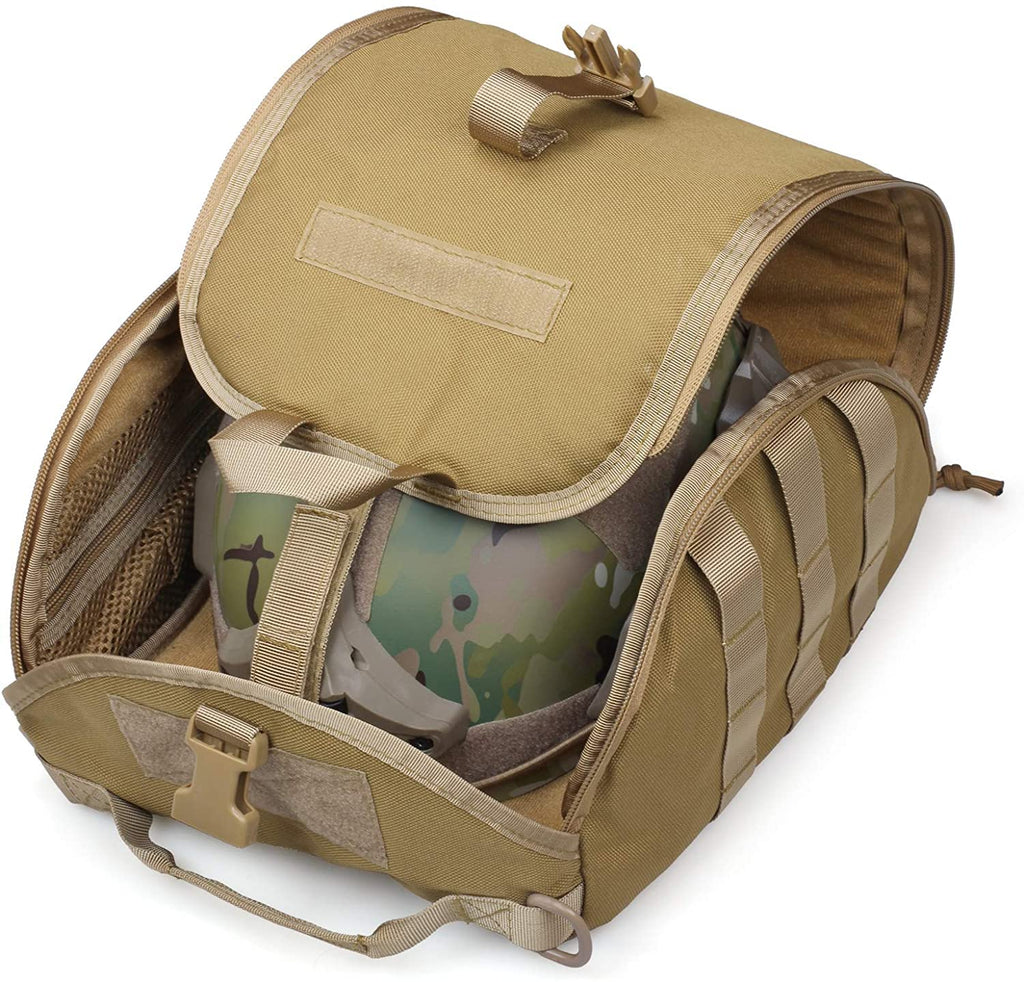 Tactical MOLLE Clamshell Helmet Bag