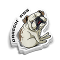 Draggin' Ass - Hard Hat Decal
