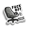 Office Chair - Hard Hat Decal