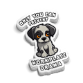 Drama - Hard Hat Decal