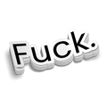 F*ck - Hard Hat Decal