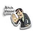 Bitch Please - Hard Hat Decal