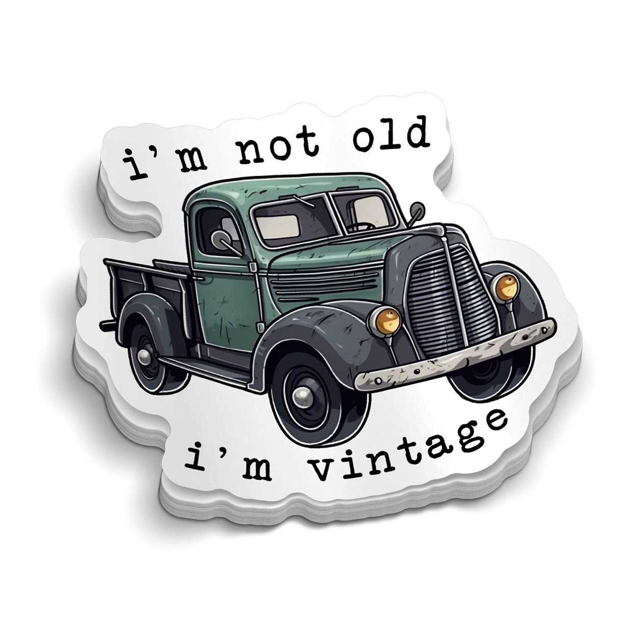 Vintage - Hard Hat Decal