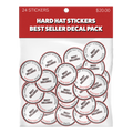 Hard Hat Sticker Best Sellers 24 Pack - $25