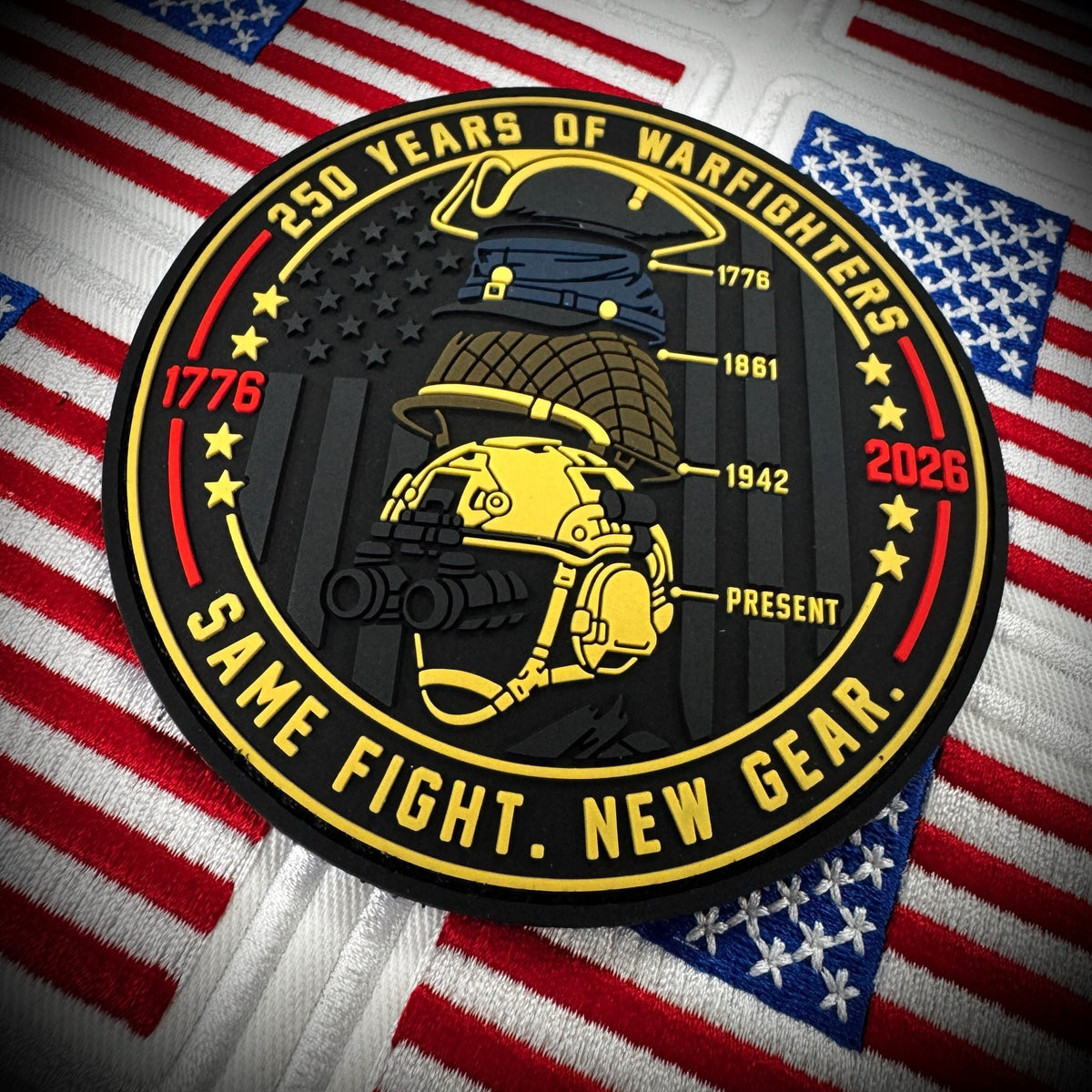 250 Years of Warfighters - Same Fight. New Gear. -  3.5" PVC Patch