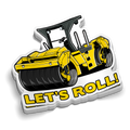 Let's Roll - Hard Hat Decal