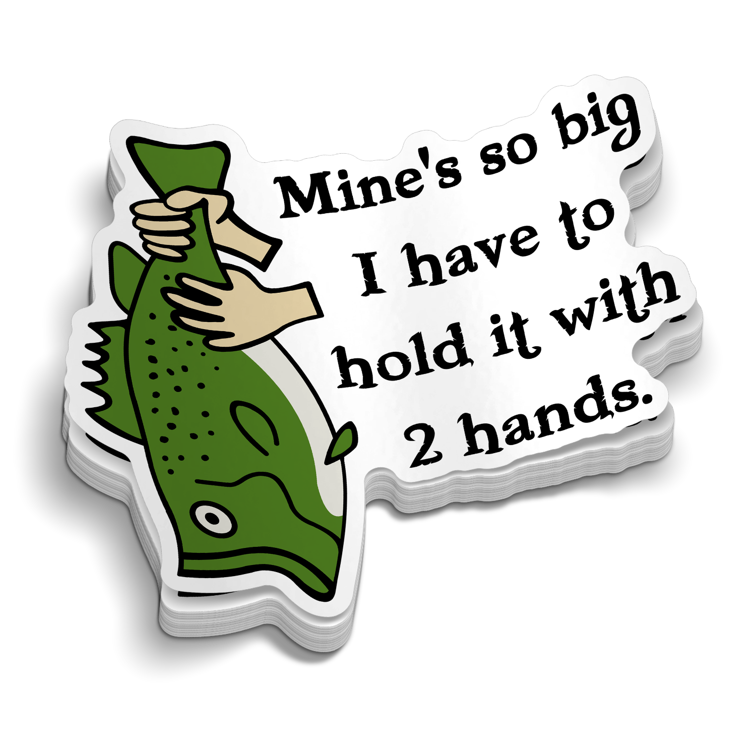 Two Hands - Hard Hat Decal