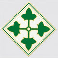 U.S. Army Decal - 5.5" - 4th Infantry Emblem