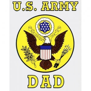 U.S. Army Decal - 3" x 4" - "U.S. Army Dad"