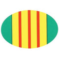 Veteran Decal - 2" x 3" - Vietnam Ribbon Oval