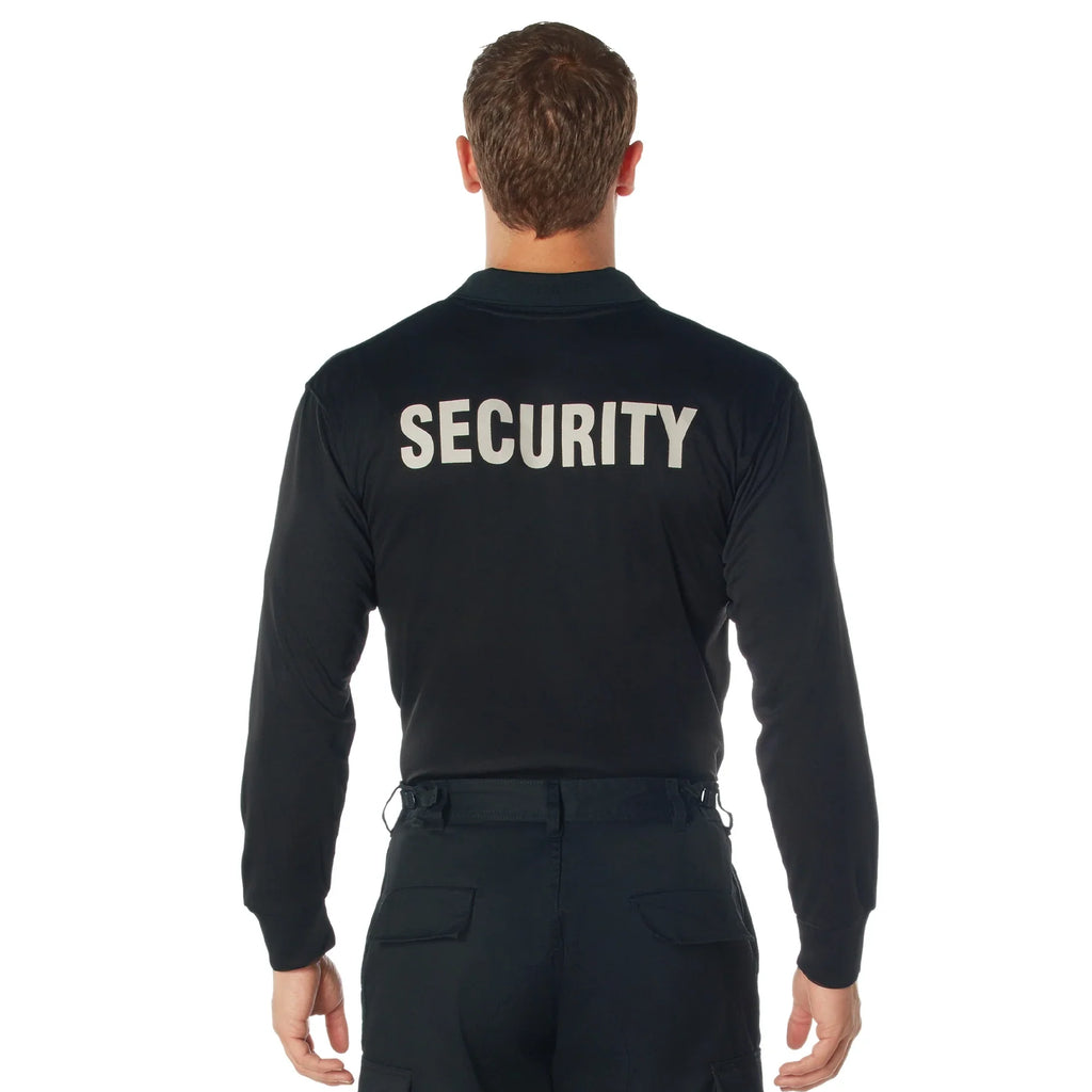Rothco | Moisture Wicking Long Sleeve Security Polo
