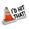 I'd Hit That  -  Hard Hat Decal