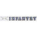 U.S. Army Decal - 15" - "Infantry" - Strip