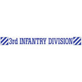 U.S. Army Decal - 16" - 3rd Infantry Strip