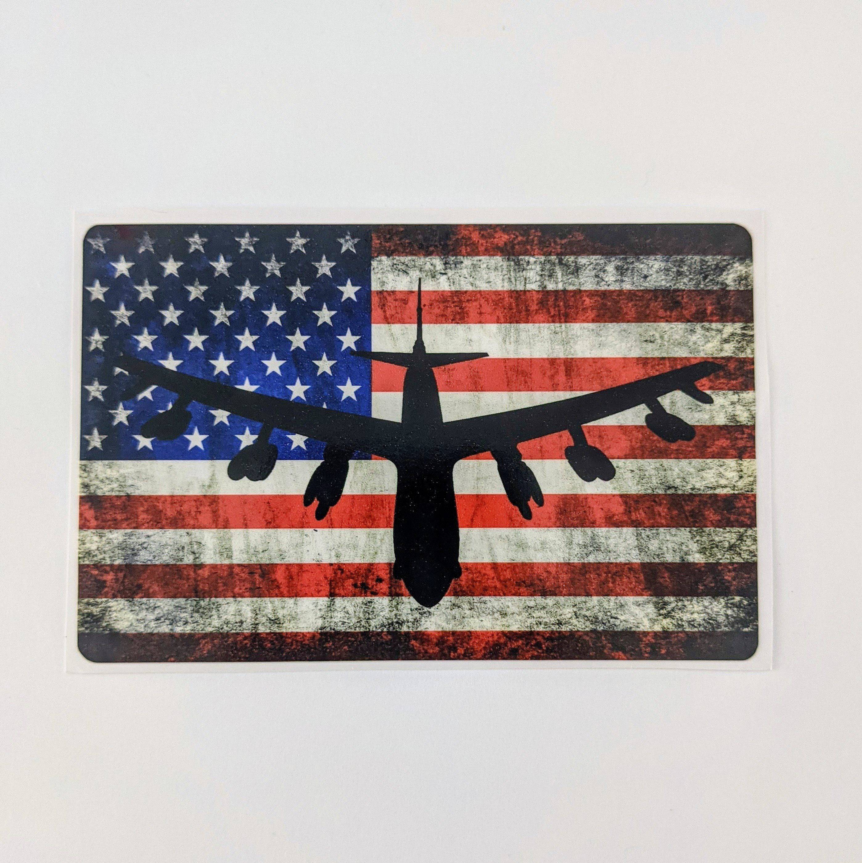 B-52 Stratofortress - American Flag Decal
