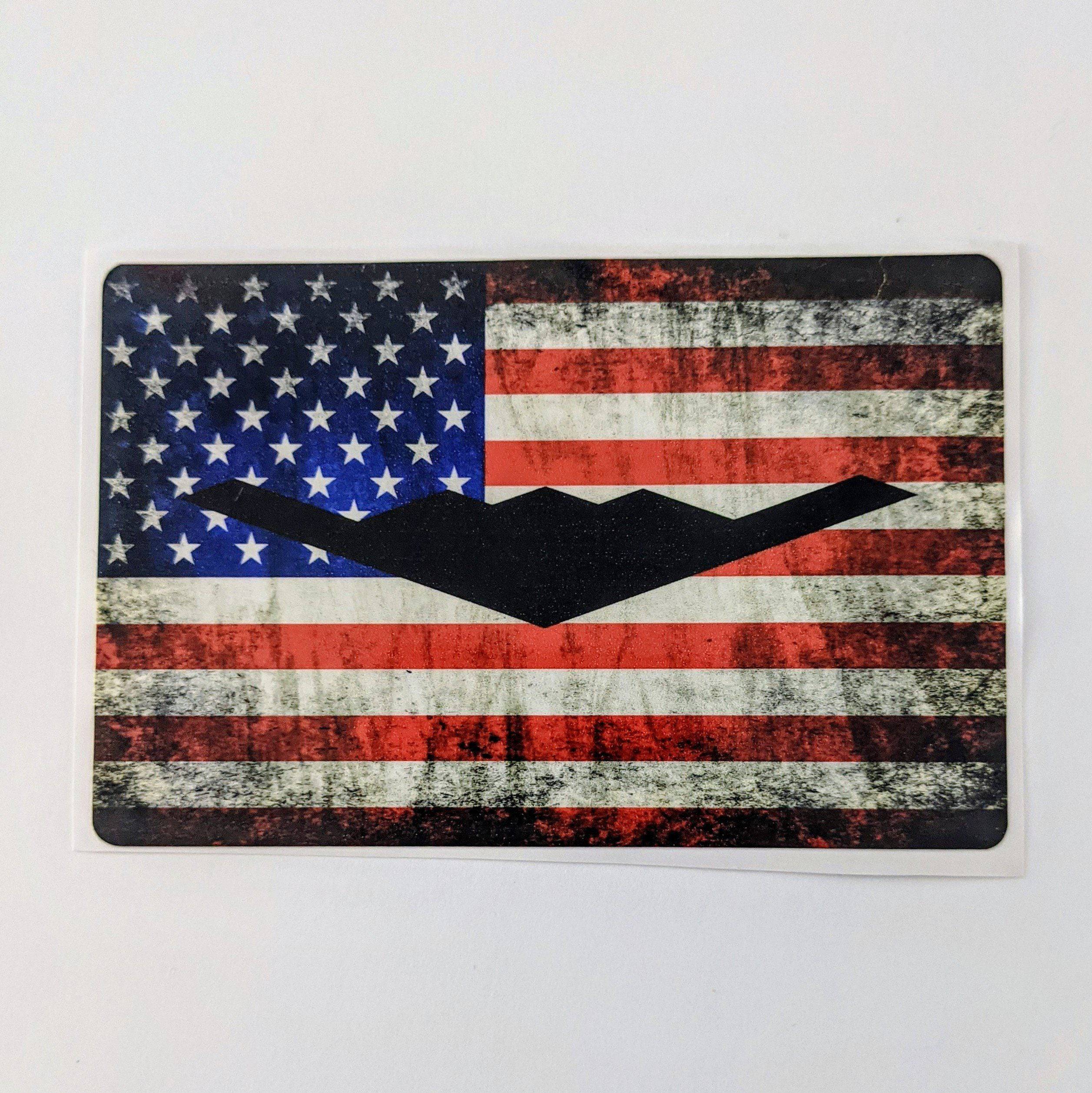 B-2 Spirit - American Flag Decal