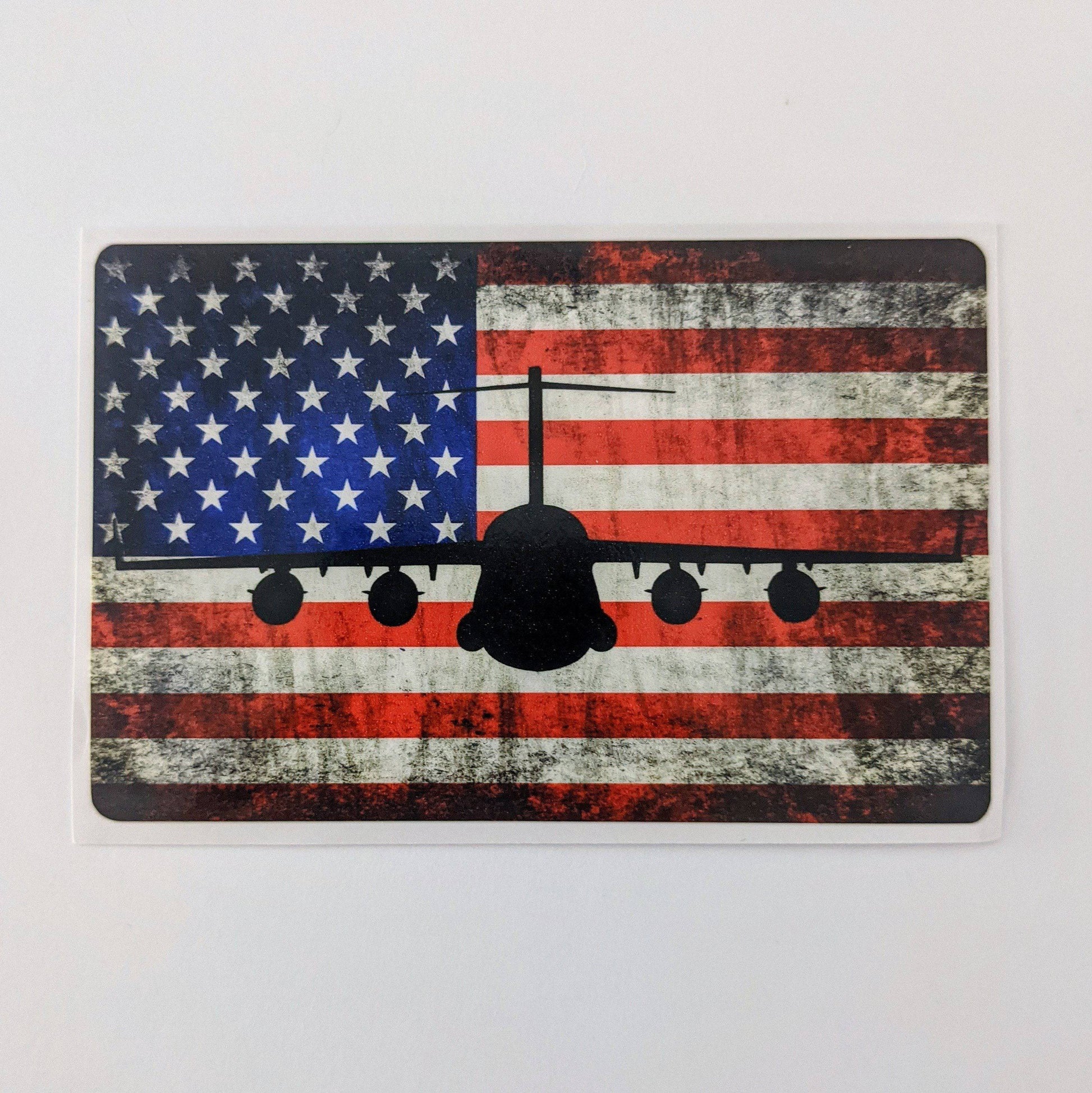 C-17 Globemaster III - American Flag Decal